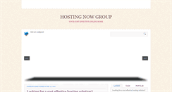 Desktop Screenshot of hostingnowgroup.com